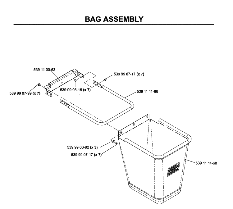 Repair Parts 2 Diagram and Parts List for 111750 2005-03 Husqvarna Lawn Tractor Accessories