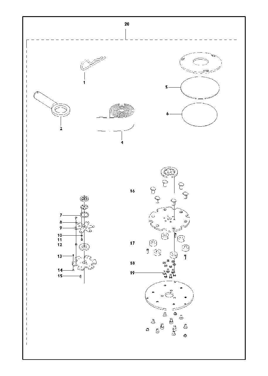 On Site Parts Diagram and Parts List for PG820 (0904-1 & Above)(2009-07) Husqvarna Sander Grinder