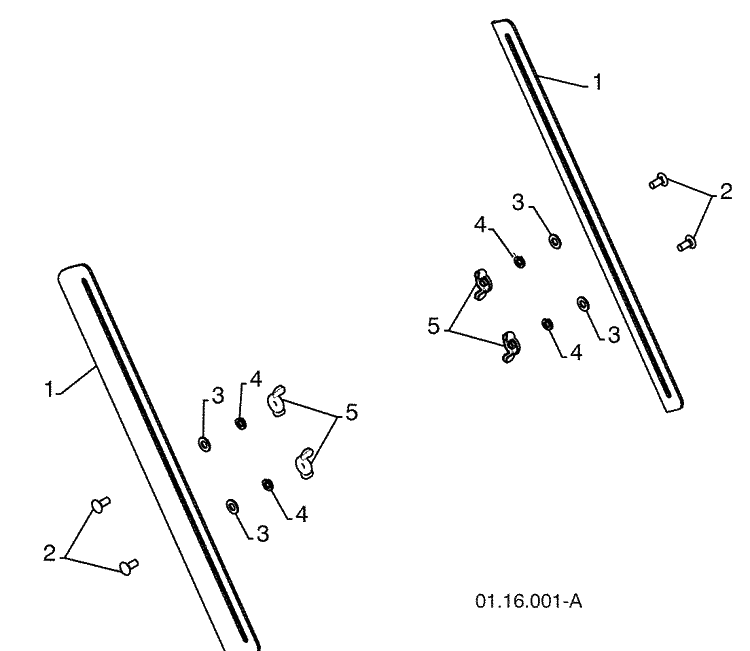 Drift Cutters And Diagram and Parts List for 1130SB (96193004300)(2008-11) Husqvarna Snow Blower