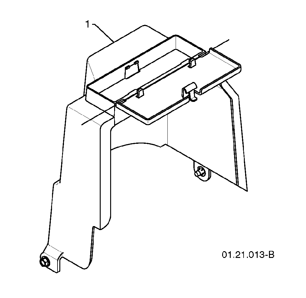 Cover Diagram and Parts List for 11527SB96193006400 2010-06 Husqvarna Snow Blower