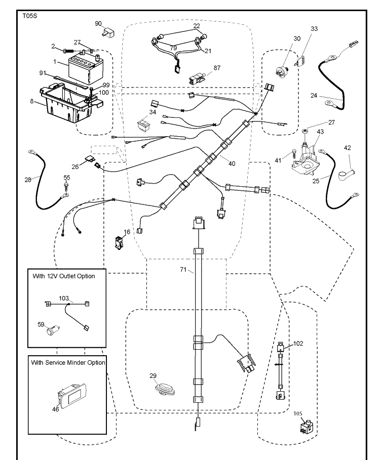 Electrical Diagram and Parts List for YTH21K46 (96045002902)(2011-08) Husqvarna Lawn Tractor