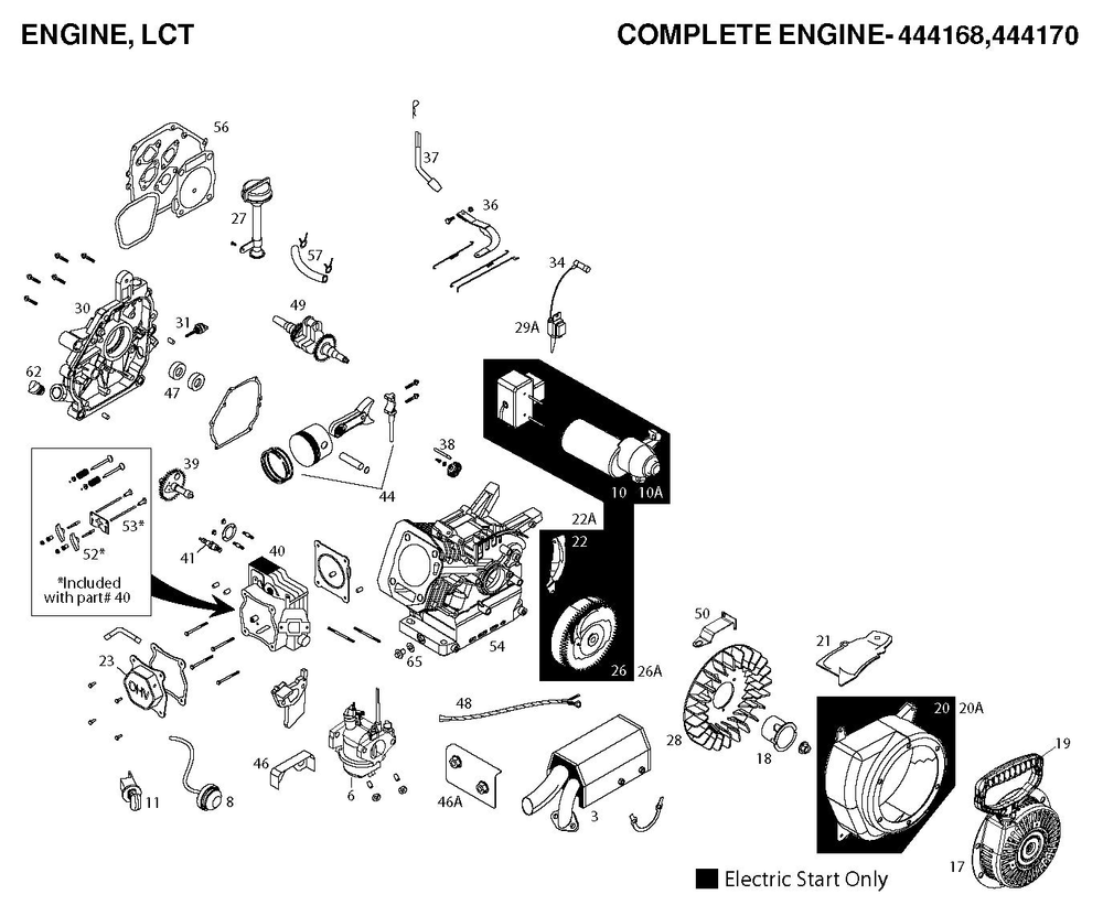 Engine Diagram and Parts List for PW3HK1865018P  Husqvarna Engine