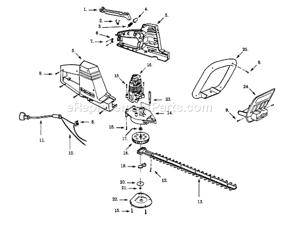 Page A Diagram and Parts List for 340H 1995-01 Husqvarna Trimmer