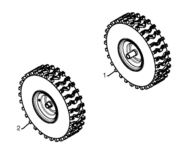 Wheels And Tires Diagram and Parts List for ST327P  Husqvarna Snow Blower