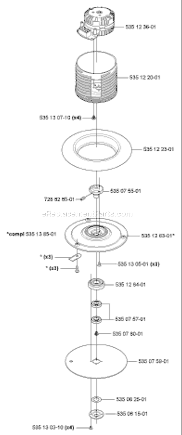 Page G Diagram and Parts List for AUTOMOWER (Generation 2) (2006-01) Husqvarna Lawn Mower