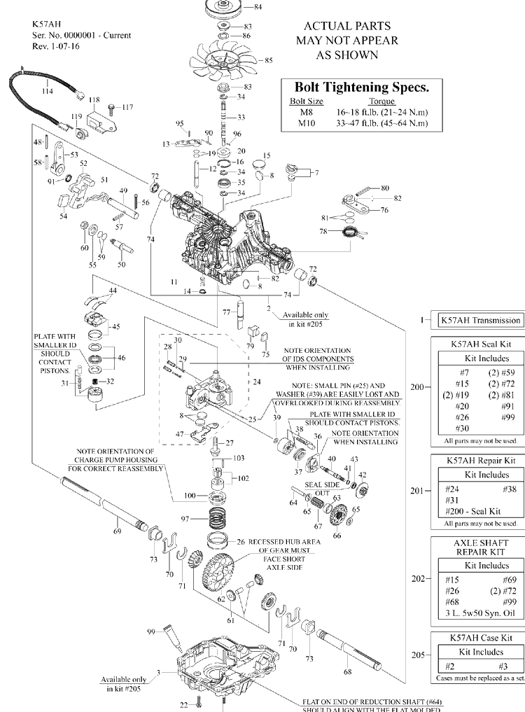 Product Complete Diagram and Parts List for K57R 585743601 Husqvarna Engine