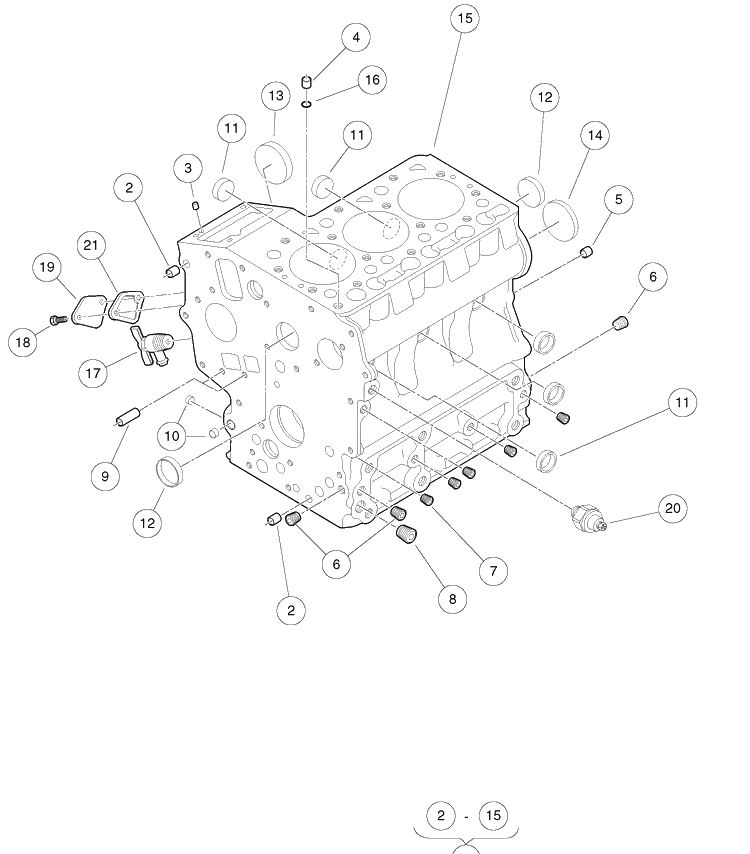 Crankcase Diagram and Parts List for HUV4421GXP 2009 Husqvarna Lawn Tractor