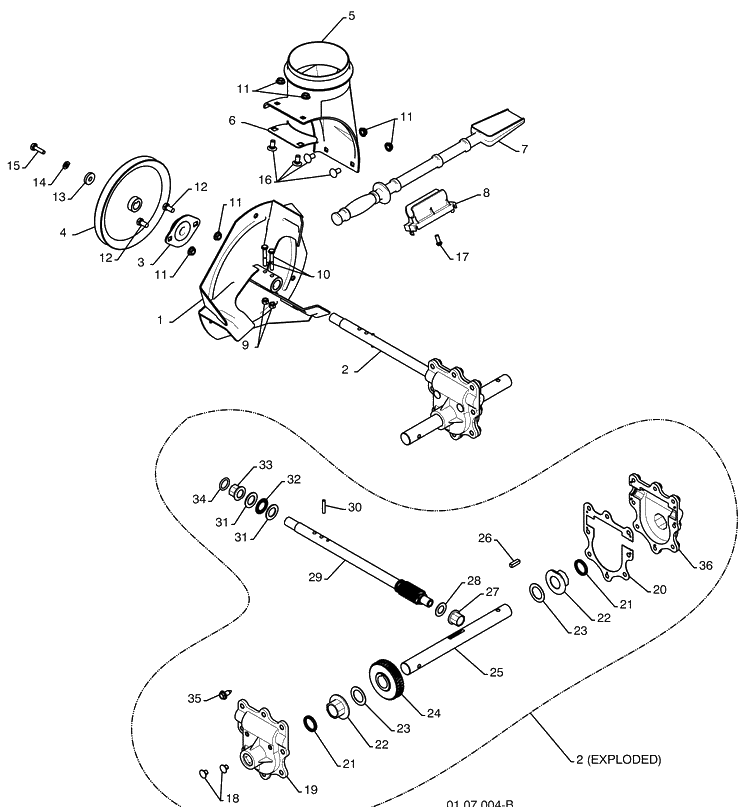Repair Parts And Diagram and Parts List for 1130SB (96193004300)(2008-11) Husqvarna Snow Blower