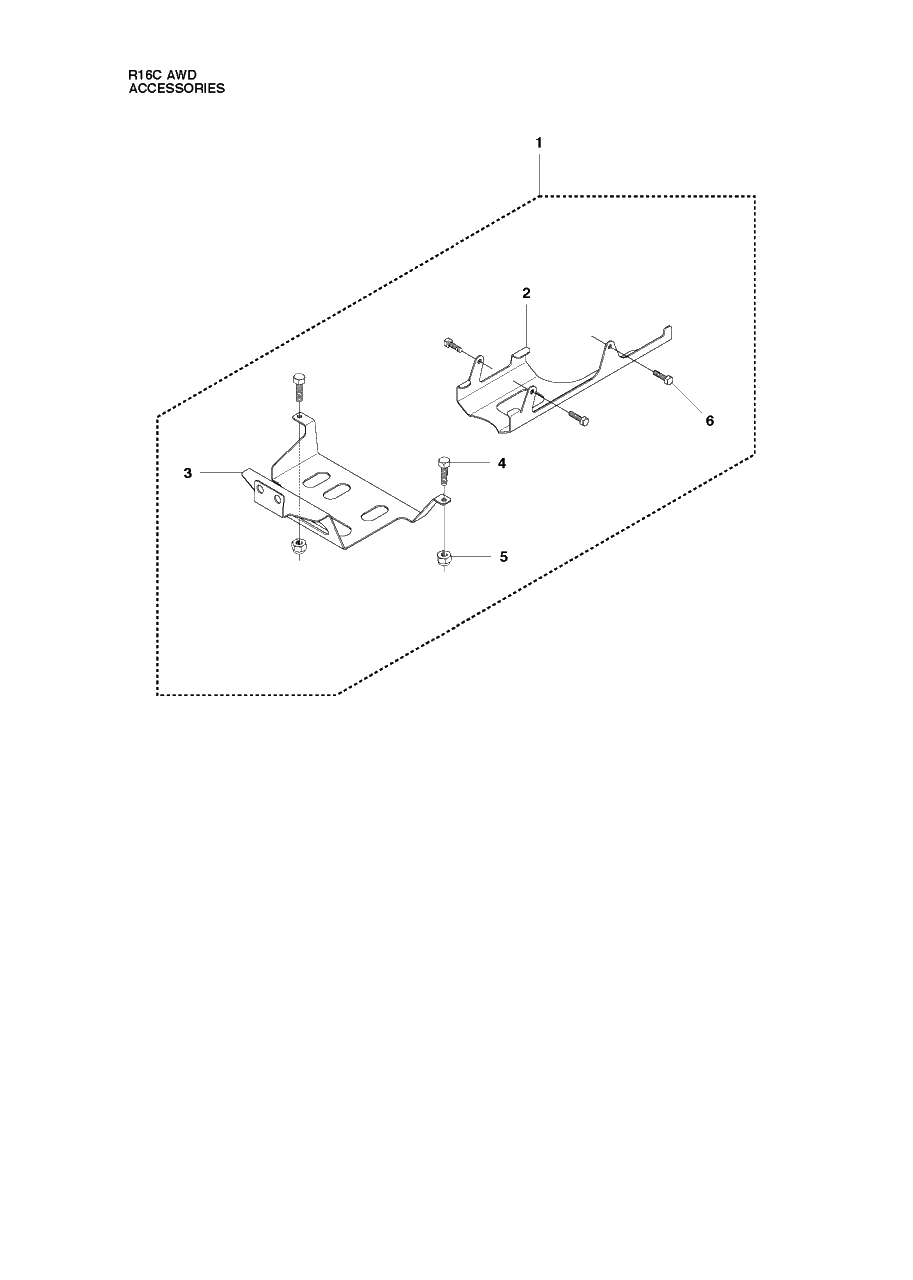 Accessories Diagram and Parts List for R16CAWD (966830301)(2010-07) Husqvarna Lawn Tractor
