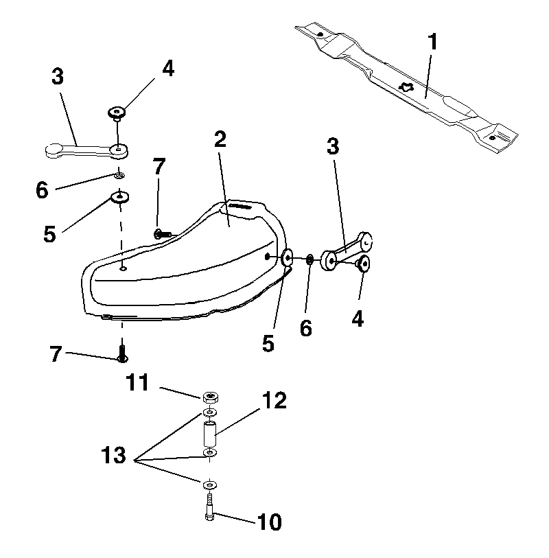 Repair Parts Diagram and Parts List for MK48 2003-07 Husqvarna Lawn Tractor Accessories
