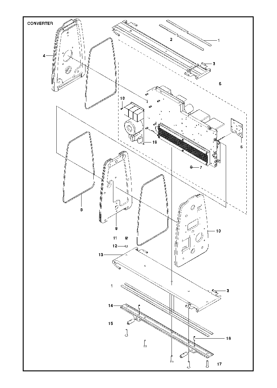 Converter Diagram and Parts List for PP480 (20134402530 & Above)(2013-11) Husqvarna Miscellaneous