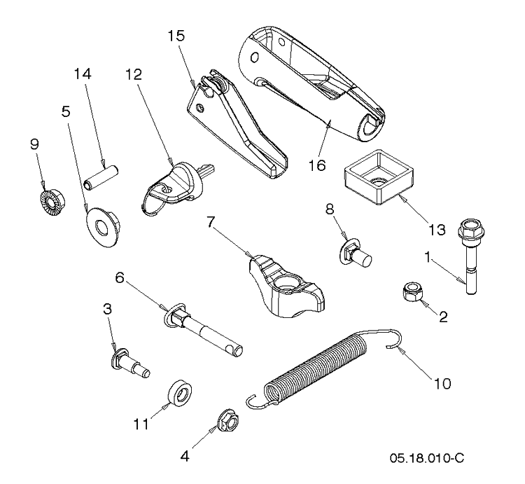 Accessories Diagram and Parts List for ST427T  Husqvarna Snow Blower