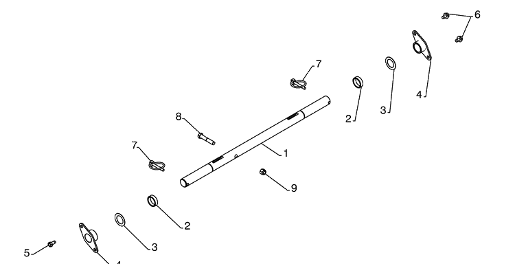 Drive - A Diagram and Parts List for 16530SBXLS (96193004101)(2009-06) Husqvarna Snow Blower