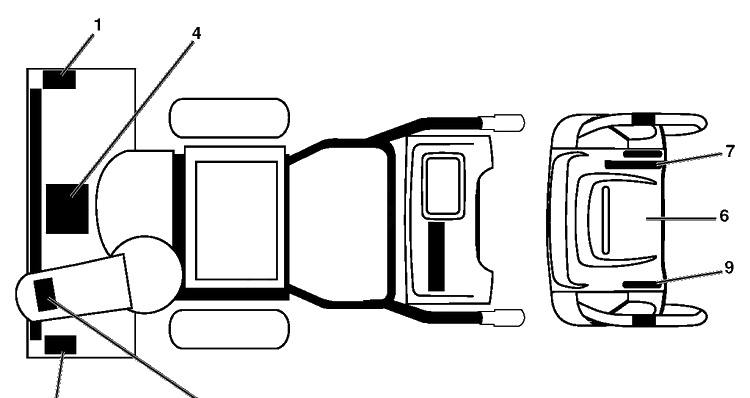Decals Diagram and Parts List for 1830HV (96193007306)(2013-08) Husqvarna Snow Blower