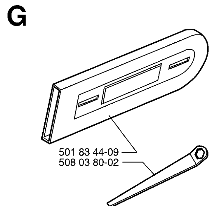 Accessories Diagram and Parts List for 315 20000600001-20030100000 Husqvarna Chainsaw