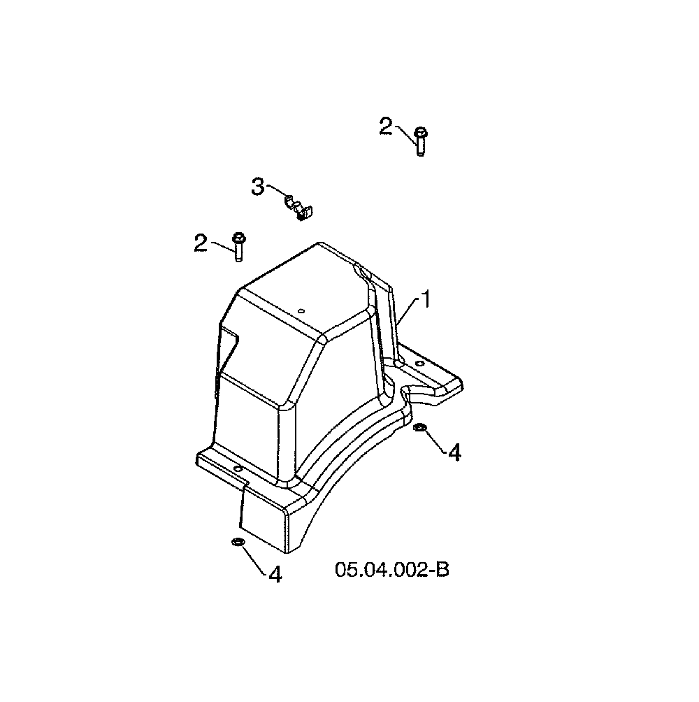 Belt cover Diagram and Parts List for 96193009605  Husqvarna Snow Blower