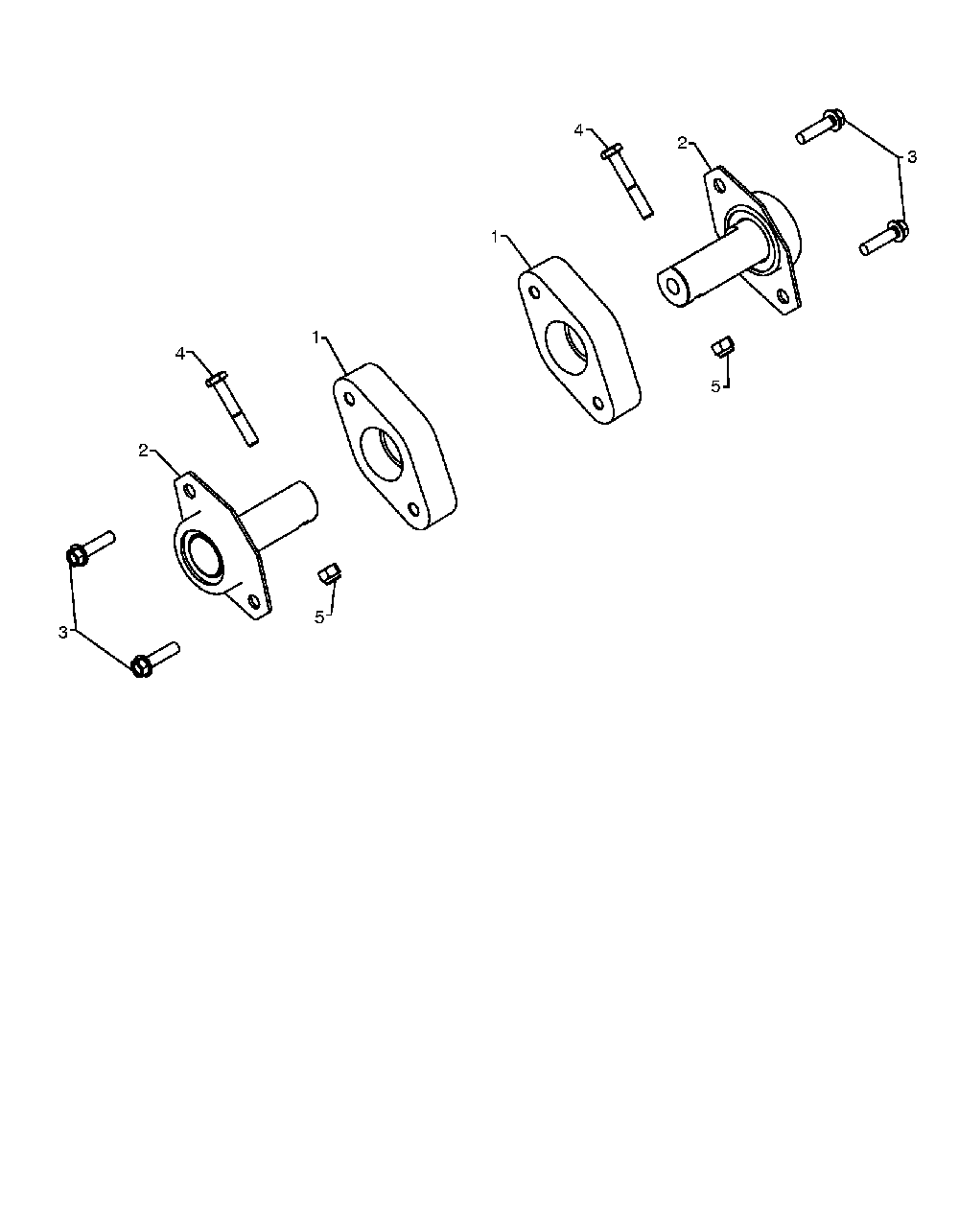 Auger Housing And Impeller Diagram and Parts List for 1830SB96193006501 2010-08 Husqvarna Snow Blower