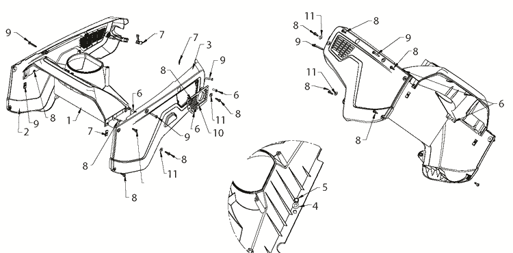 Engine Diagram and Parts List for ST121E (96183000102)(2012-09) Husqvarna Snow Blower