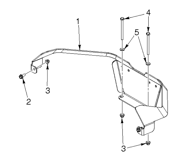 Frame 3 Diagram and Parts List for MZ48 (97045570100)(2020-01) Husqvarna Lawn Mower