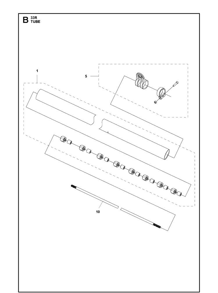 Tube Diagram and Parts List for 131R (967843002)(2020-06) Husqvarna Edger
