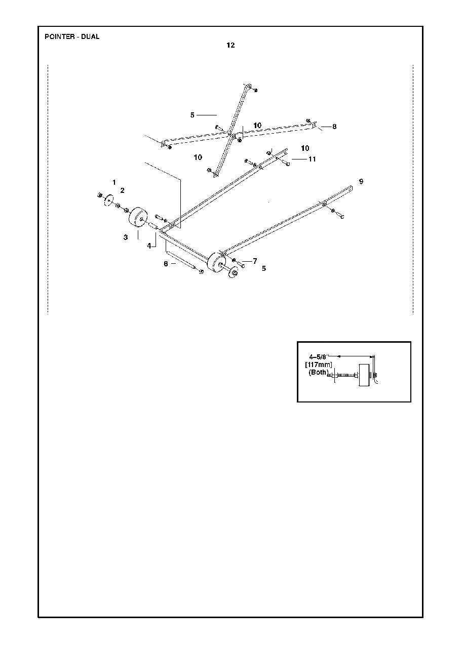 Pointer - Dual Diagram and Parts List for FS520 (FS 524)(2007-08) Husqvarna Circular Saw