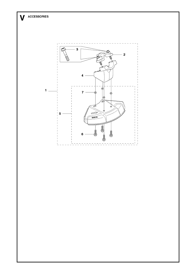 Accessories 2 Diagram and Parts List for 235RII  Husqvarna Brush Cutter
