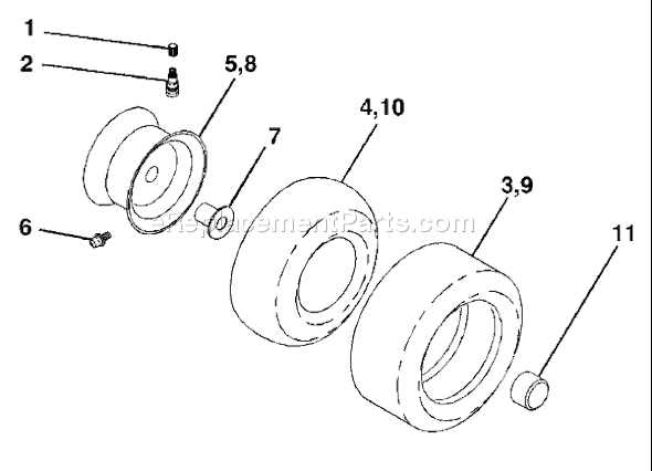 Page J Diagram and Parts List for LTH1742D (954570376) (2003-05) Husqvarna Lawn Tractor