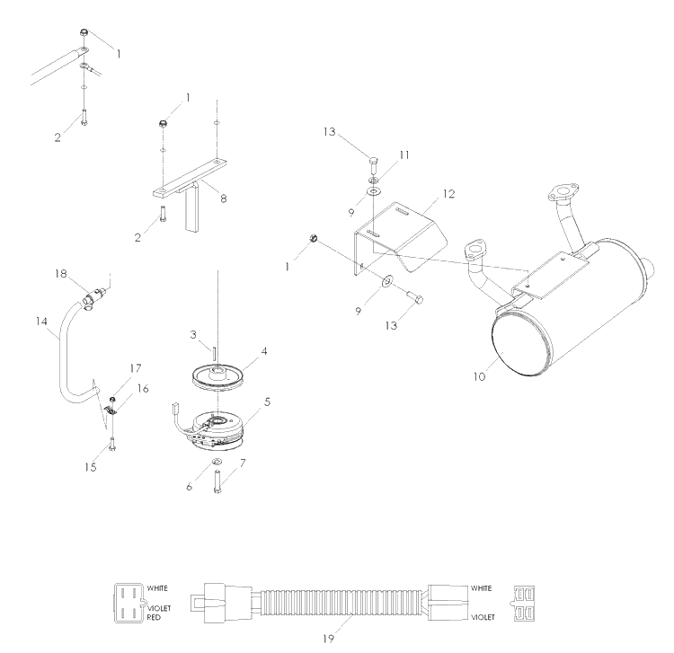 Engine Plate Kohler Engine Diagram and Parts List for LZ25 (968999772)(2008-01) Husqvarna Lawn Mower