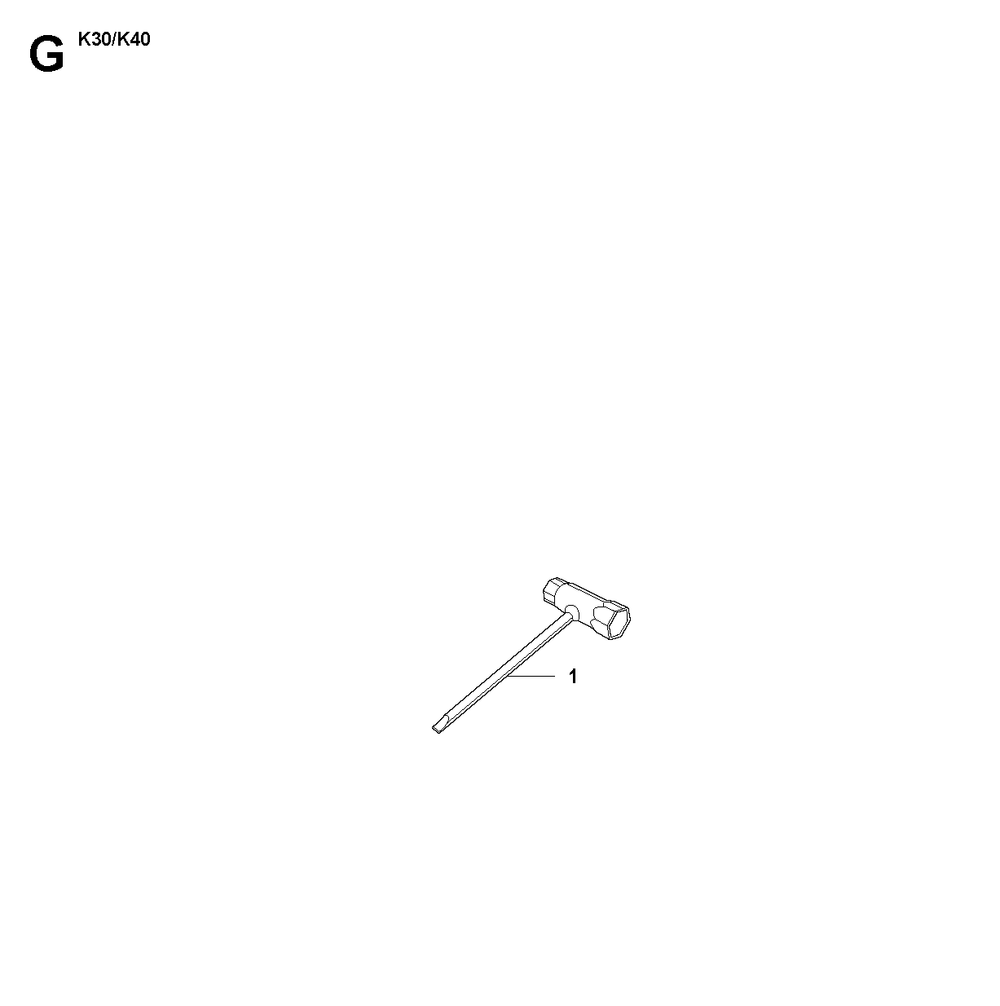 Tools Diagram and Parts List for K40 2007-01 Husqvarna Circular Saw