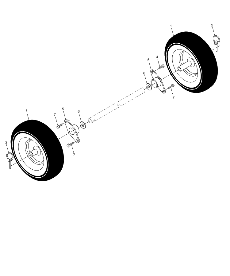 Wheels / Decals 2 Diagram and Parts List for 924SBE (96193002202)(2007-10) Husqvarna Snow Blower