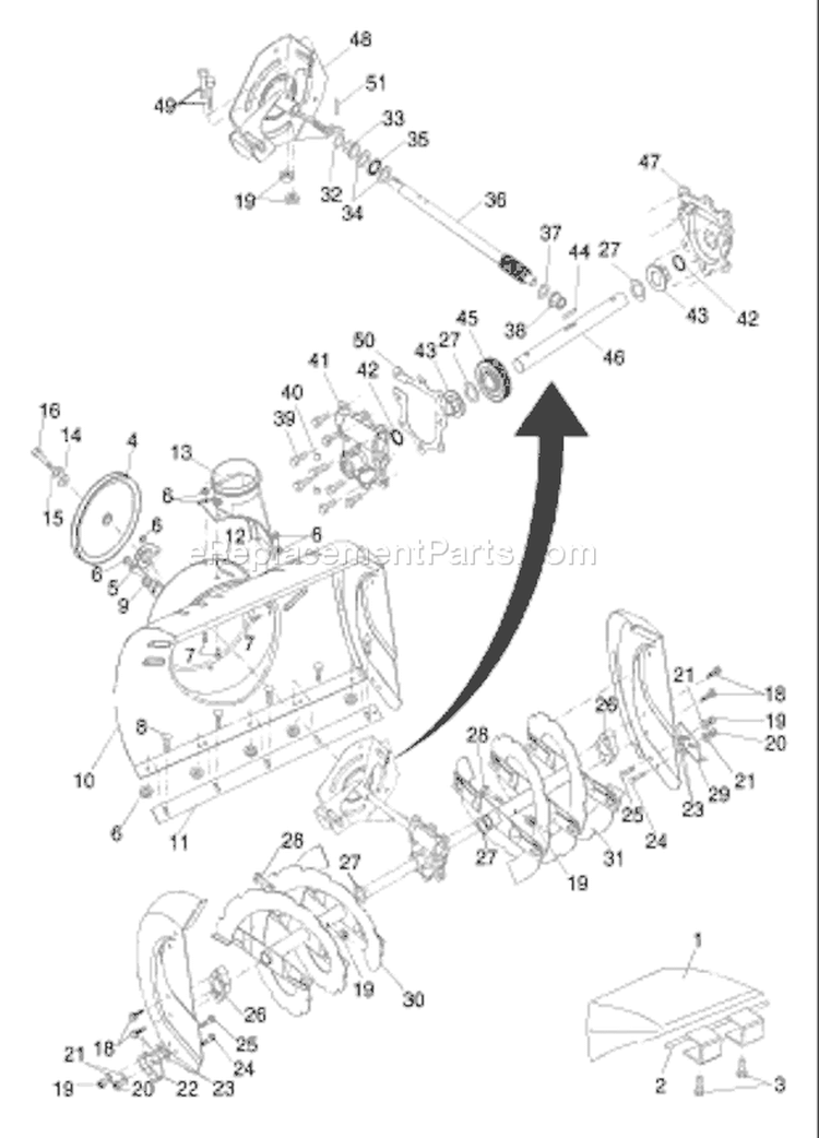 Page A Diagram and Parts List for 9027ST 9027 ST HUA -954223074 -2002-09 Husqvarna Snow Blower
