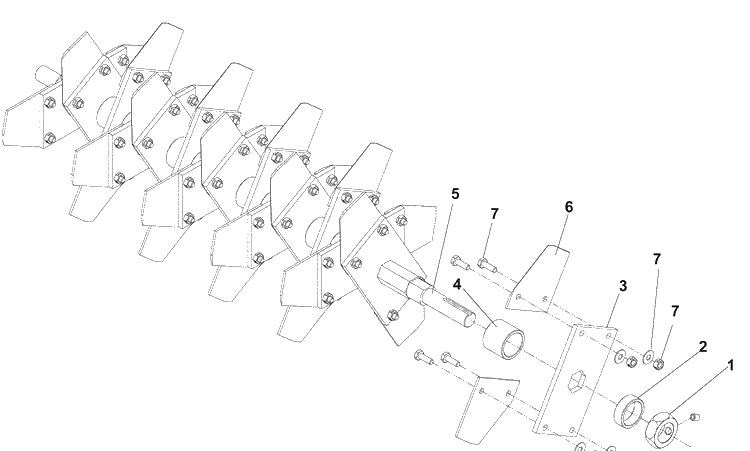 Delta Reel Assembly Diagram and Parts List for DT22BNR (968999367)(2005-11) Husqvarna Seeder