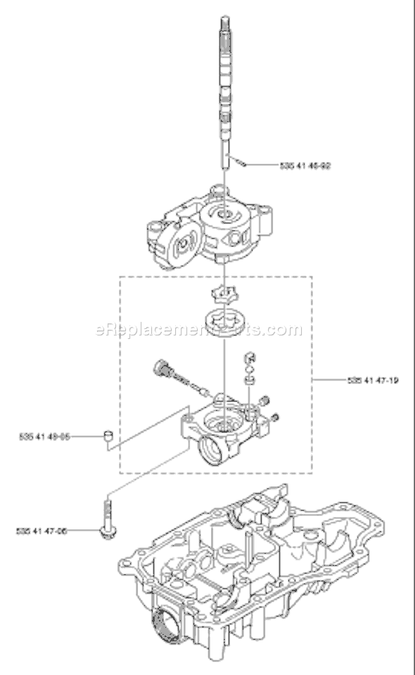 Page D Diagram and Parts List for TUFFTORQK66TRANSMISSION 2002-06 Husqvarna Lawn Tractor Accessories