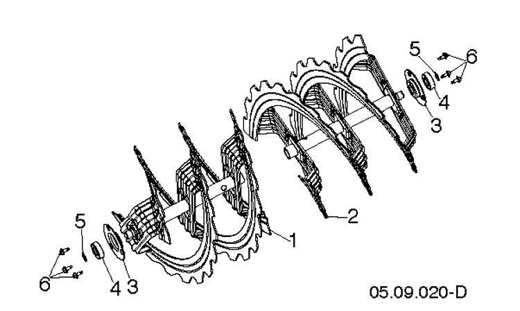 Auger Housing And Impeller 3 Diagram and Parts List for ST330 (96193012501)(2019-03) Husqvarna Snow Blower