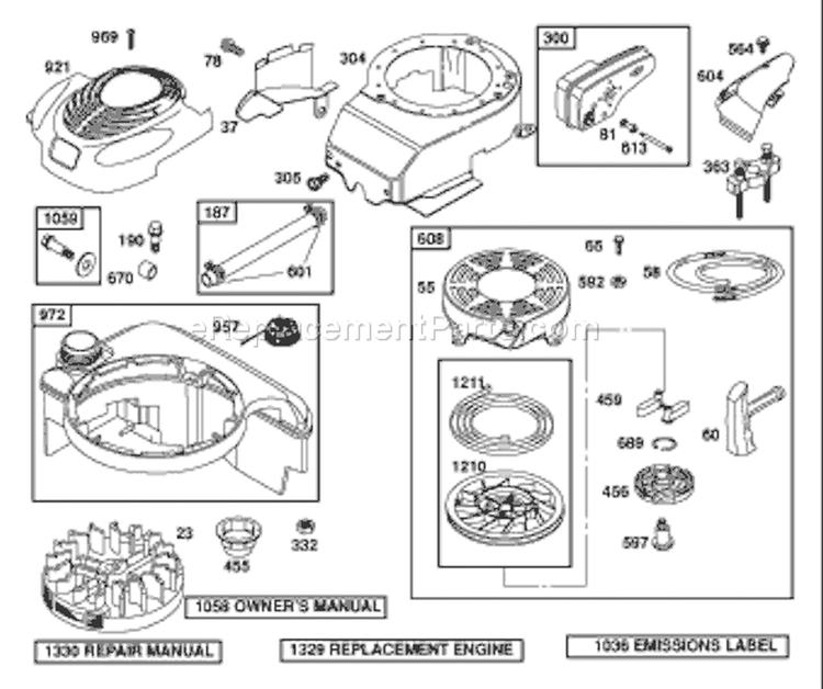 Page C Diagram and Parts List for 917375820 2006-01 Husqvarna Lawn Mower