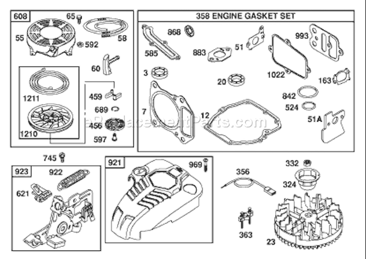 Page C Diagram and Parts List for 917375830 2006-01 Husqvarna Lawn Mower