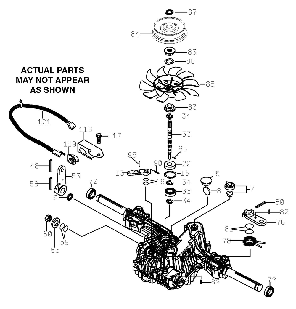 Complete Product Diagram and Parts List for K57AH K57R-CRD Husqvarna Engine