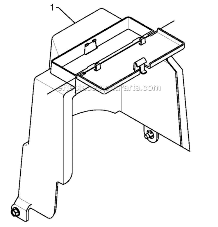 Cover Diagram and Parts List for 924HV 96193005200 - 2010-04 Husqvarna Snow Blower