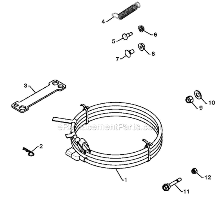Bag Of Parts Diagram and Parts List for 924HV 96193005200 - 2010-04 Husqvarna Snow Blower
