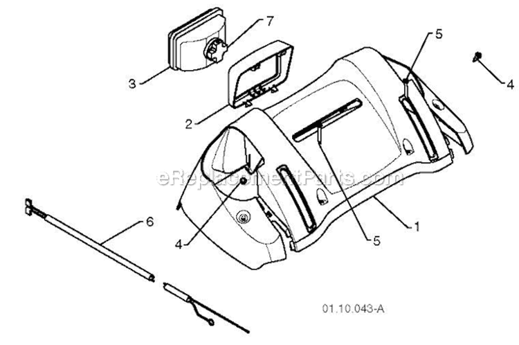 Console Diagram and Parts List for 924HV 96193005200 - 2010-04 Husqvarna Snow Blower
