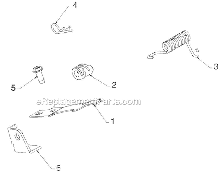 Handle Diagram and Parts List for 924HV 96193007000 - 2011-06 Husqvarna Snow Blower