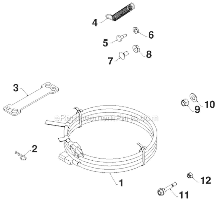 Accessories Diagram and Parts List for 924HV 96193007001 - 2012-05 Husqvarna Snow Blower