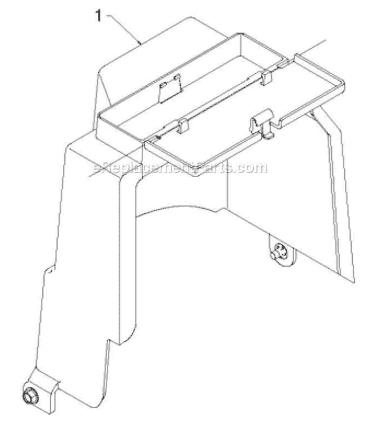 Chassis Engine Pulleys Diagram and Parts List for 924HV 96193007003 - 2012-07 Husqvarna Snow Blower