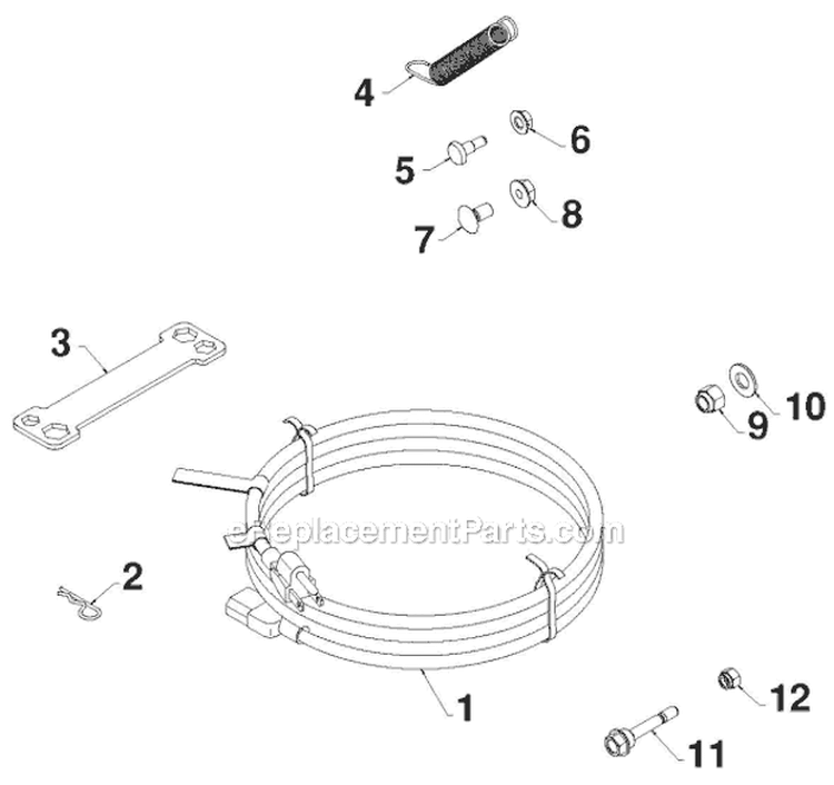 Accessories Diagram and Parts List for 924HV 96193007003 - 2012-07 Husqvarna Snow Blower