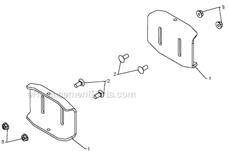 Auger Housing Impeller Diagram and Parts List for 924HV 96193007900 - 2011-07 Husqvarna Snow Blower