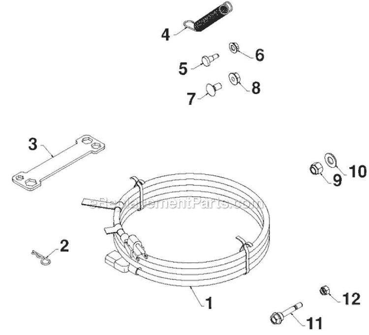 Accessories Diagram and Parts List for 924HV 96193007900 - 2011-07 Husqvarna Snow Blower