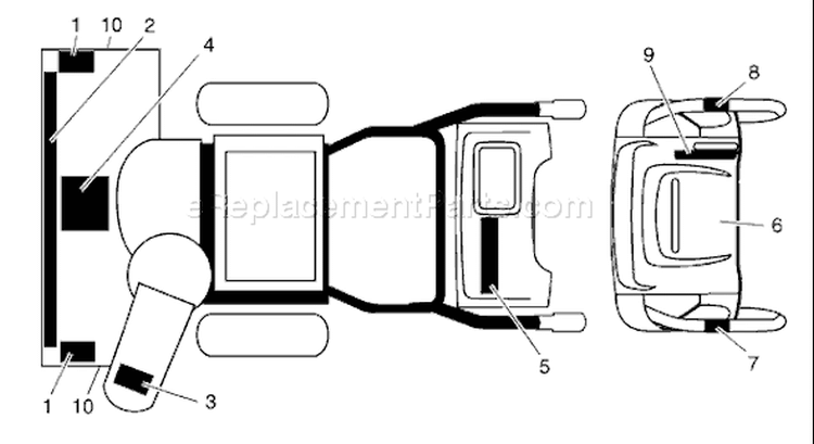 Page D Diagram and Parts List for 924SBE 924 SBE 96193992201 -2007-09 Husqvarna Snow Blower