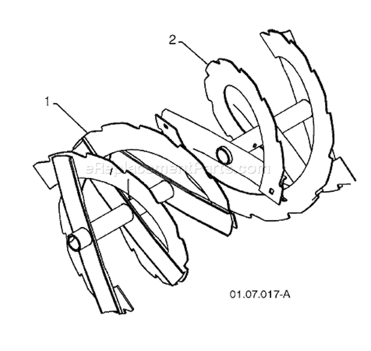 Page A Diagram and Parts List for 924SB 924 SB 96193002600 -2008-08 Husqvarna Snow Blower