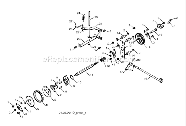 Page P Diagram and Parts List for 924SB 924 SB 96193002600 -2008-08 Husqvarna Snow Blower