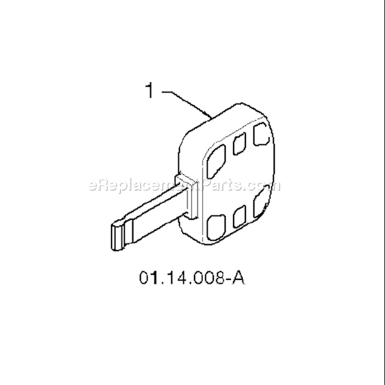 Page E Diagram and Parts List for 924SB 924 SB 96193002600 -2008-08 Husqvarna Snow Blower